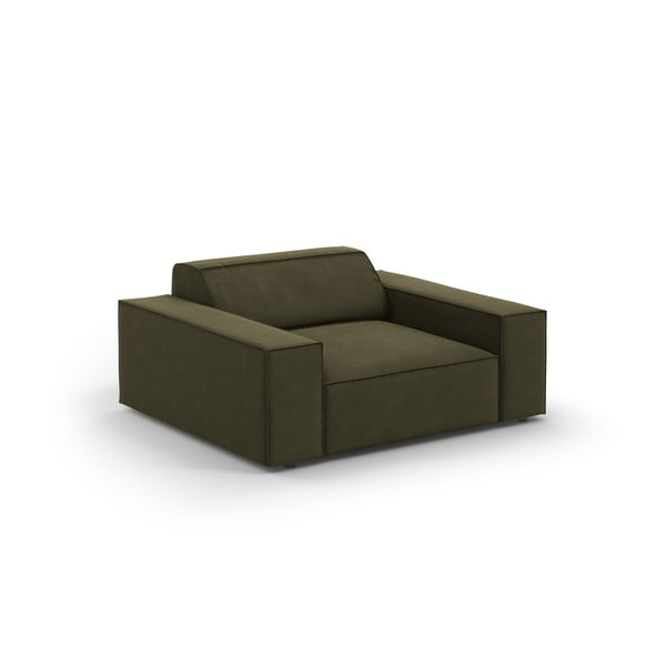 Roheline sametist tugitool Jodie - Micadoni Home-image-4