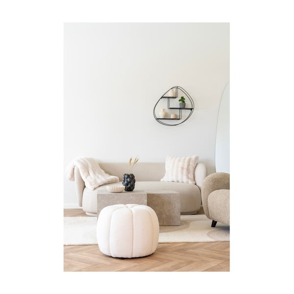 Kreemikas kunstkarusnahast pleed 130 × 180 cm Galena – House Nordic-image-1