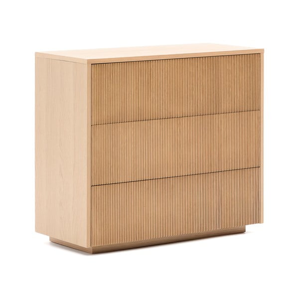 Tammespoonist kummut 90x79x50 cm Helvine - Kave Home-image-2