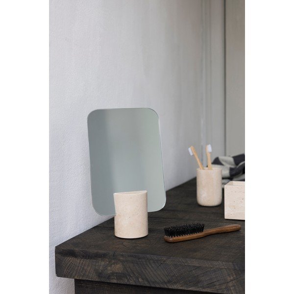 Kosmeetikapeegel 18x30 cm Travertine - Mette Ditmer Denmark-image-1