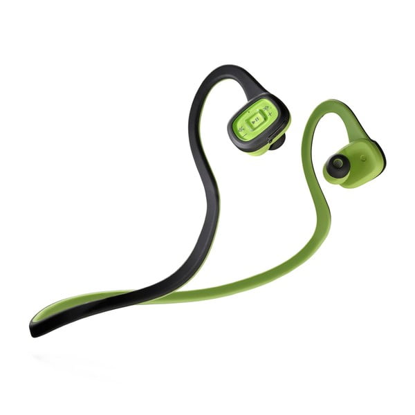 Černo-zelená sportovní bezdrátová In-ear sluchátka CellularLine SCORPION, Bluetooth