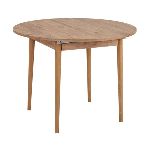 Ümmargune pikendatav söögilaud männipuidust pealispinnaga, ø 100 cm Viona - Kalune Design
