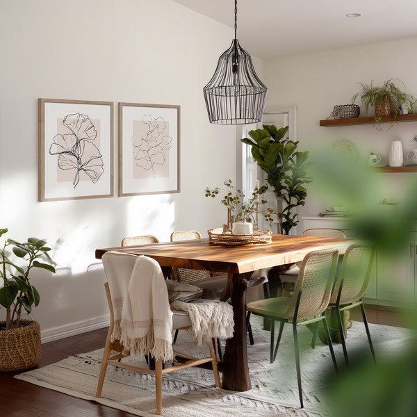 Trükitud pildid 2 tk komplektis koos raamiga 30x40 cm Floral Set - Styler-image-2