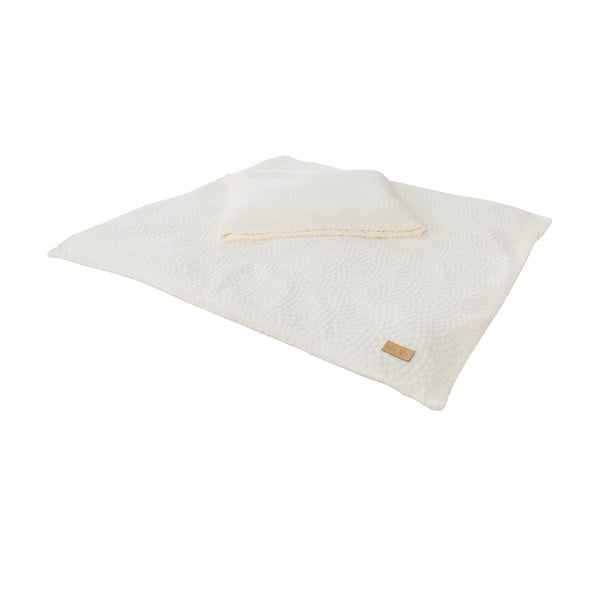 Kreem beebide voodipesu võrevoodile 80x80 cm Seashells - Roba-image-2