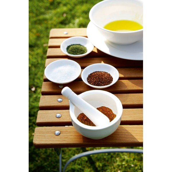 Valge portselanist mördi Basic - Maxwell & Williams-image-1