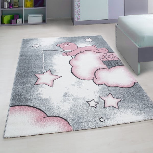 Roosa-hall laste vaip 120x170 cm Kids - Ayyildiz Carpets-image-1