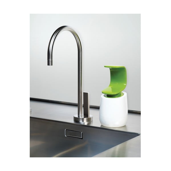 Bílo-zelený dávkovač mýdla Joseph Joseph C-Pump, 237 ml-image-3