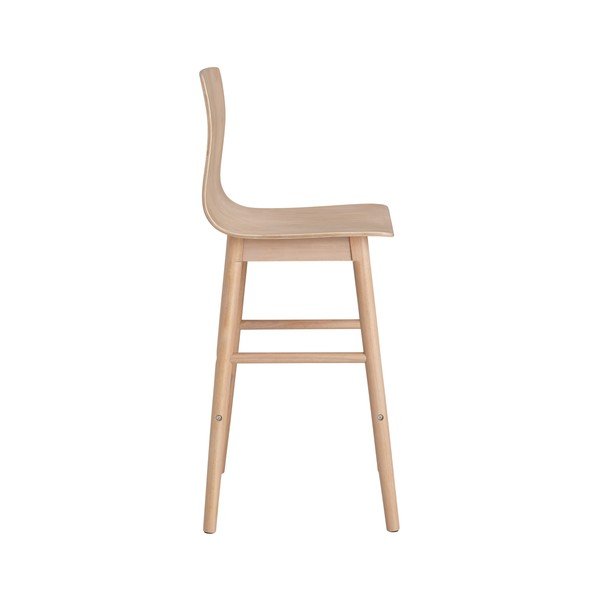 Looduslikust värvi kummipuust baaritool (istme kõrgus 68 cm) Svensen - Ellos Home-image-3