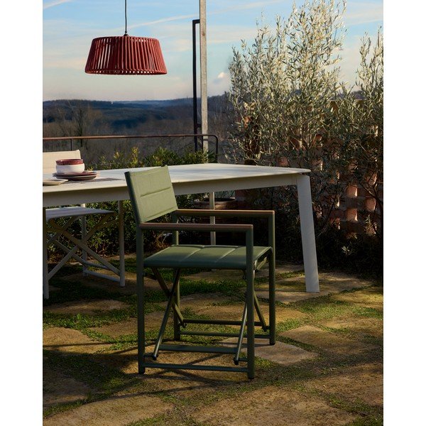 Terrakota värvi metallist lambivarju ø 46 cm Aldet - Kave Home-image-1