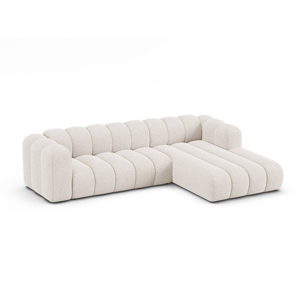 Kreem šenillist nurgadiivan (parem nurk) Lupine - Micadoni-image-1