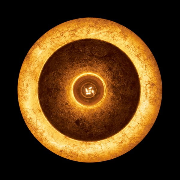 Valge/kuldne rippvalgusti metallvarjundiga ø 35 cm Cinco - Sotto Luce-image-4