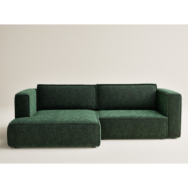 Tumeroheline šenilldiivanvoodi/panipaigaga nurgadiivan (vasak nurk/diivanvoodiga) Velto - Maison de Rêve-image-2