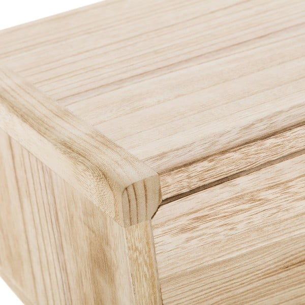 Eksootilisest puidust looduslikku värvi öökapp Natural Way - Casa Selección-image-1