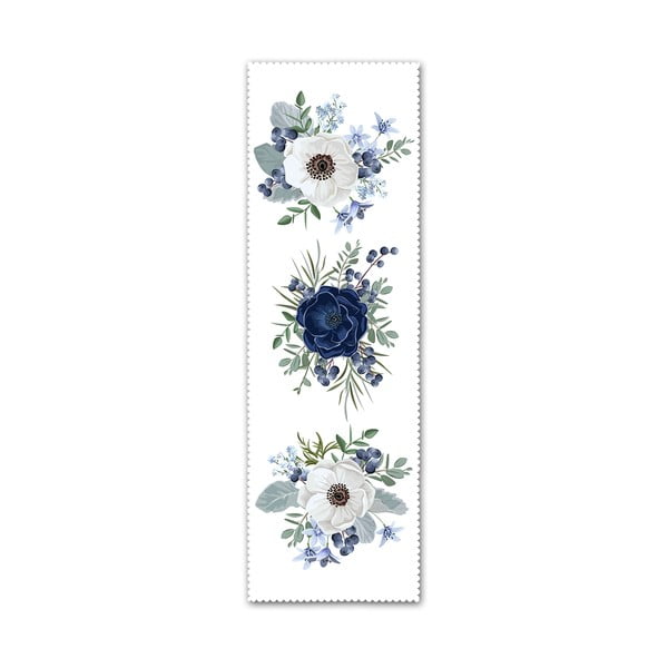 Sini-valge lauajooksja 140x45 cm - Minimalist Cushion Covers