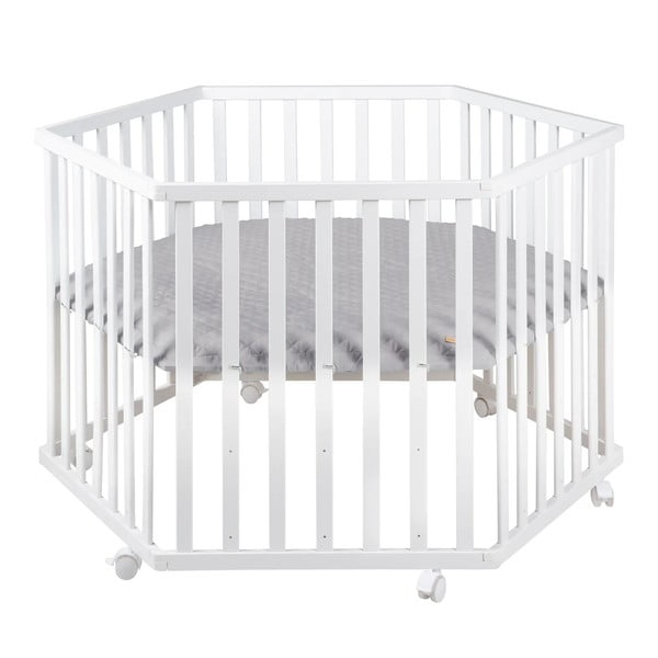 Valge mänguaed 112x97 cm Roba style - Roba-image-2