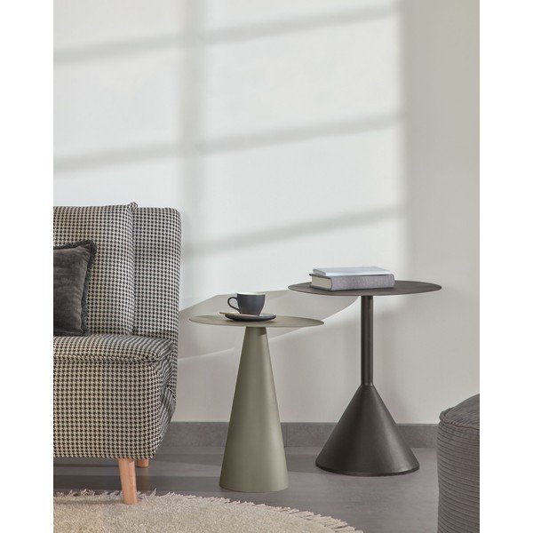 Metallist ümmargune abilaud ø 40 cm Shirel - Kave Home-image-1