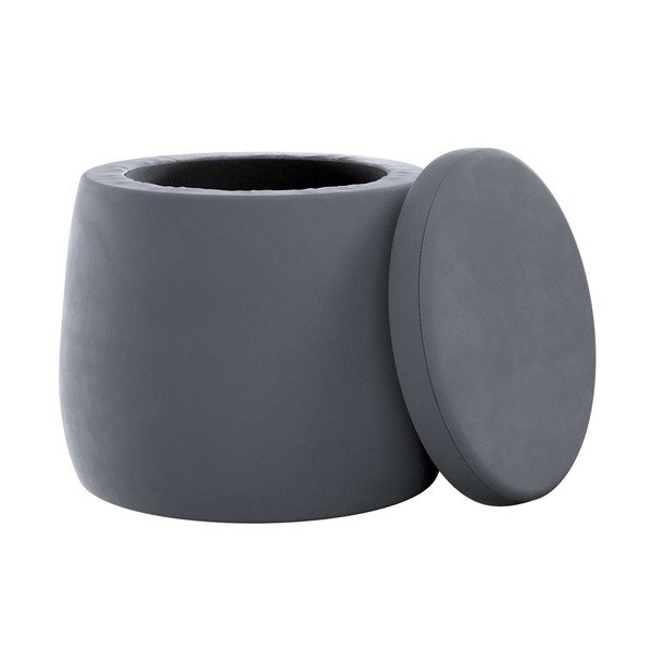 Sametist tumba Posh Velvet - Yellow Tipi-image-1