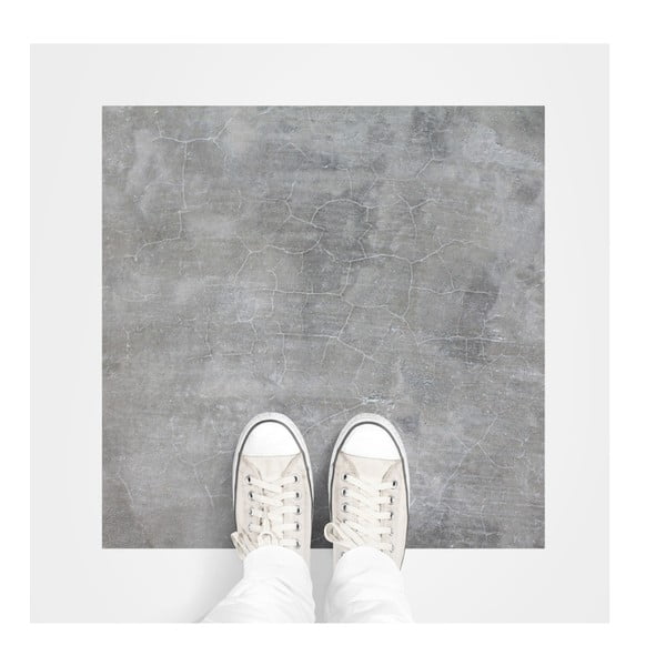 Põrandakleebis Plaat Kleebised vahatatud betoon, 60 x 60 cm - Ambiance-image-4