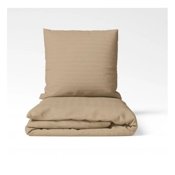 Beež puuvillane voodipesu üheinimesevoodile140x200 cm Lilyum - Mijolnir-image-3