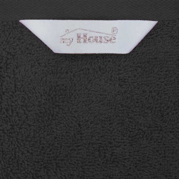 Must puuvillane rätik 100x50 cm Darwin - My House-image-1