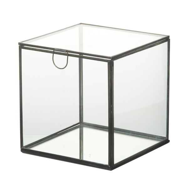 Skleněný úložný box Parlane Glass, 18 cm