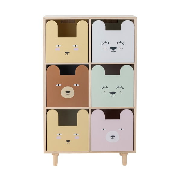 Madal laste sahtlitega kapp 25,5x88,5 cm Calle - Bloomingville Mini-image-2