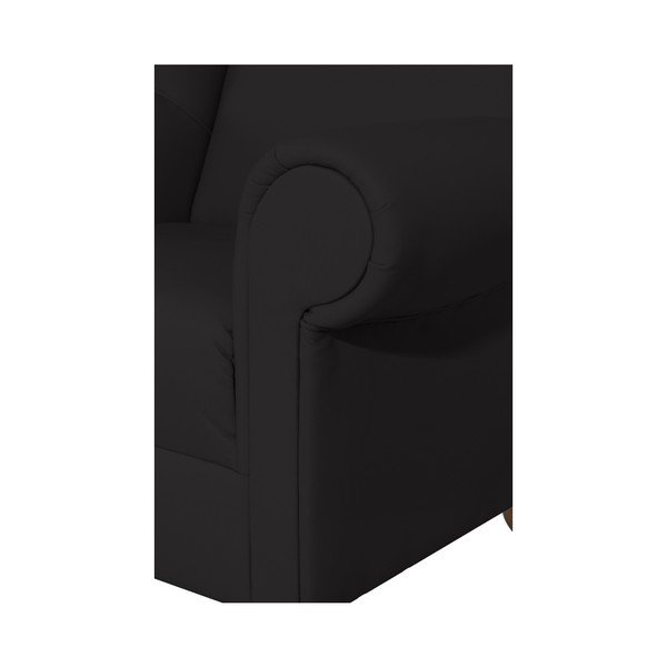 Černé křeslo ušák Max Winzer Monarch Black-image-4
