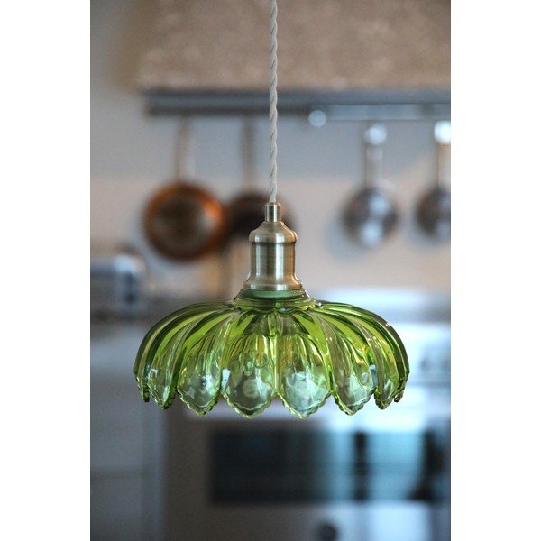 Roheline ripplamp ø 26 cm Kurage - Markslöjd-image-1