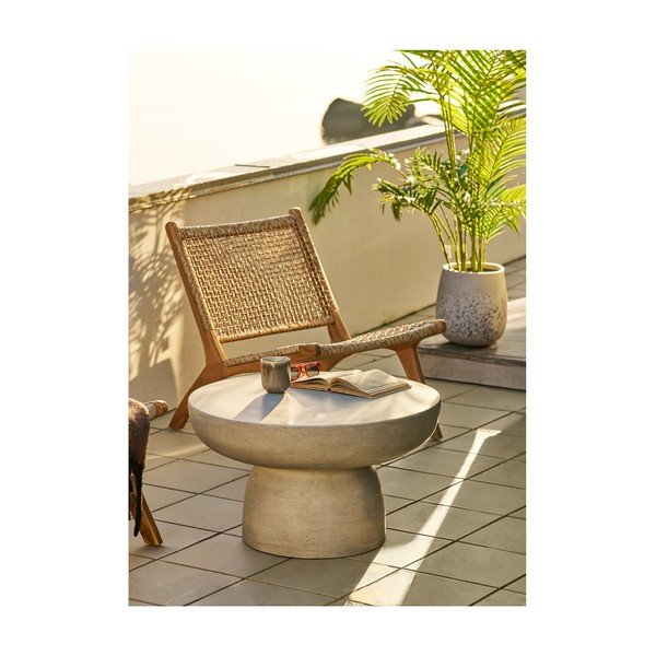 Keraamiline ümmargune aia diivanilaud ø 60 cm Bonnet - House Nordic-image-1