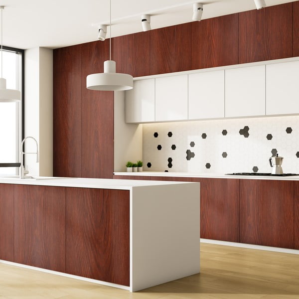 Kleebis mööblile 200x60 cm Dark Walnut Wood - Ambiance-image-3