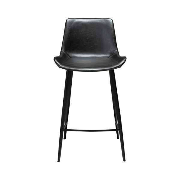 Mustast kunstnahast baaritool DAN-FORM Taani , kõrgus 91 cm Hype - DAN-FORM Denmark-image-2