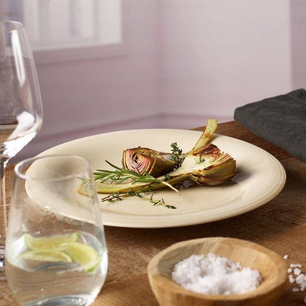 Valge ja beež portselanist taldrik Villeroy & Boch , ø 28,5 cm Like Color Loop - like | Villeroy & Boch-image-1