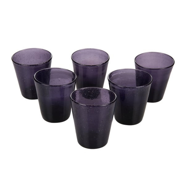 Sada 6 fialových sklenic Kaleidos Lux, 300 ml