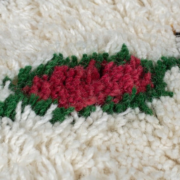 Kreem käsitsi kootud villane vaip 160x230 cm Moroccan Fes - Flair Rugs-image-3