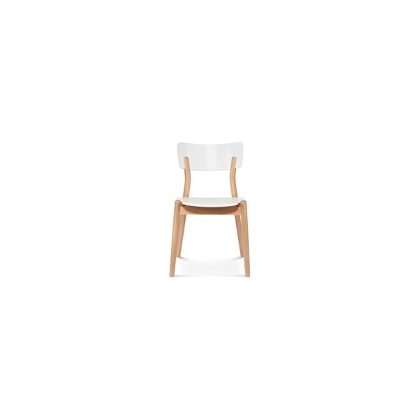 Bílá dřevěná židle Fameg Tyge