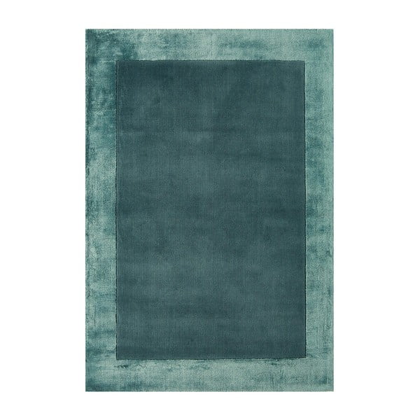 Petrooleumi värvi käsitsi kootud villaseguga vaip 160x230 cm Ascot - Asiatic Carpets