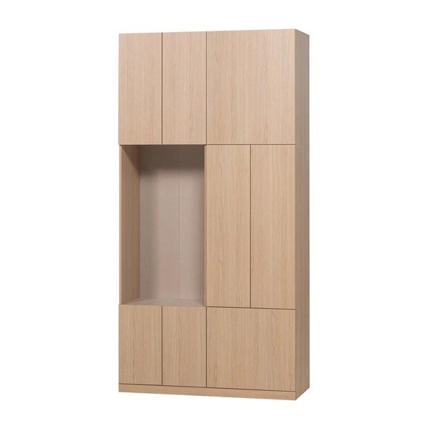 Modulaarne garderoob naturaalses värvitoonis 108x215 cm Build - WOOOD-image-2