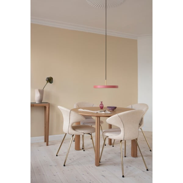 Roosa LED rippvalgusti metallist lambivarjuga ø 43 cm Asteria Medium - UMAGE-image-1