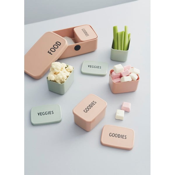 Roosa suupistekarp Goodies, 8,2 x 6,8 cm - Design Letters-image-4