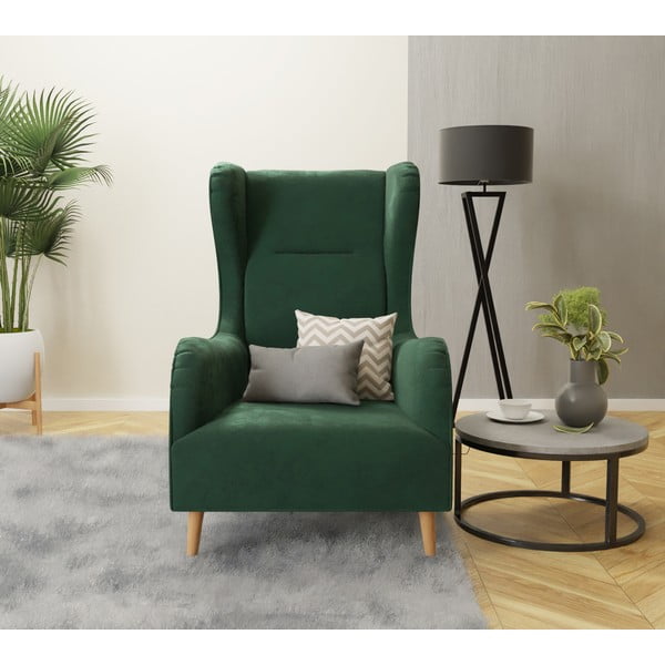 Tumeroheline sametist tugitool Carole - Ropez-image-4