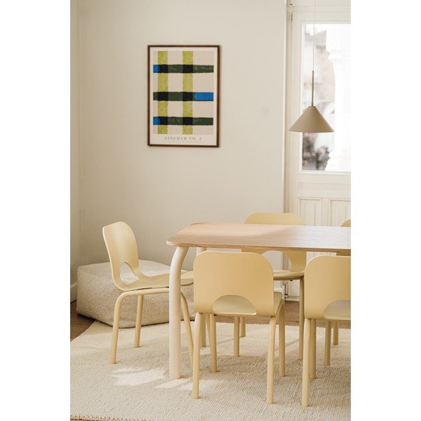 Söögilaud tammepuust pealispinnaga 80x140 cm Meko - noo.ma-image-3