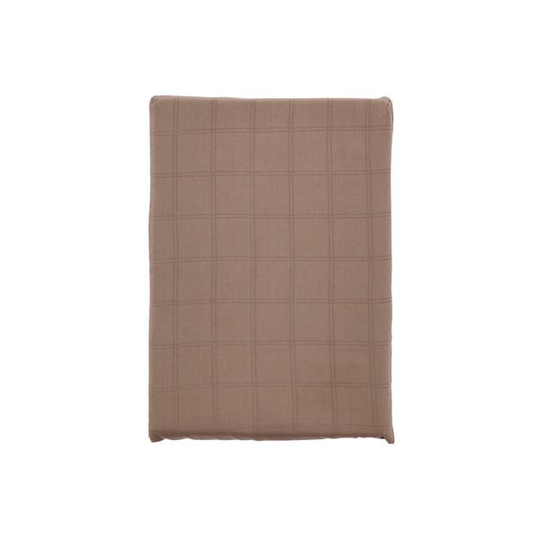 Pruun damast voodipesu üheinimesevoodile 140x200 cm Clear - Södahl-image-2