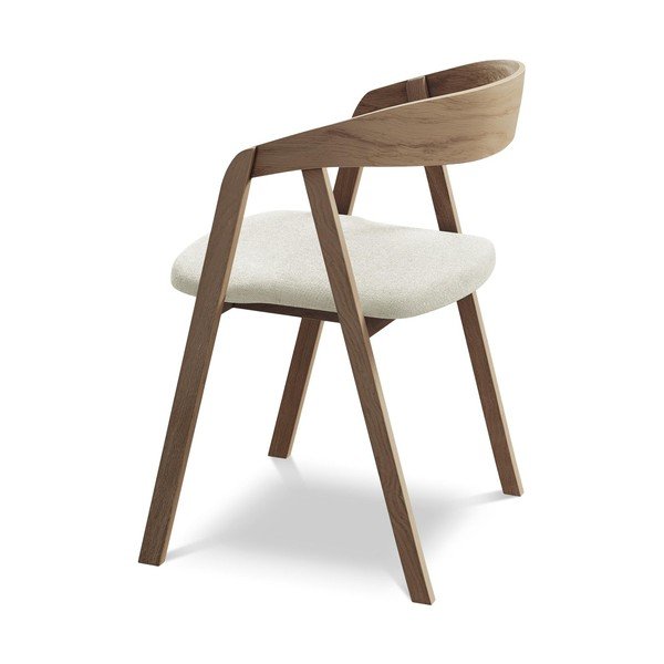 Kreemjas täispuidust söögitool Erika - Makamii-image-3