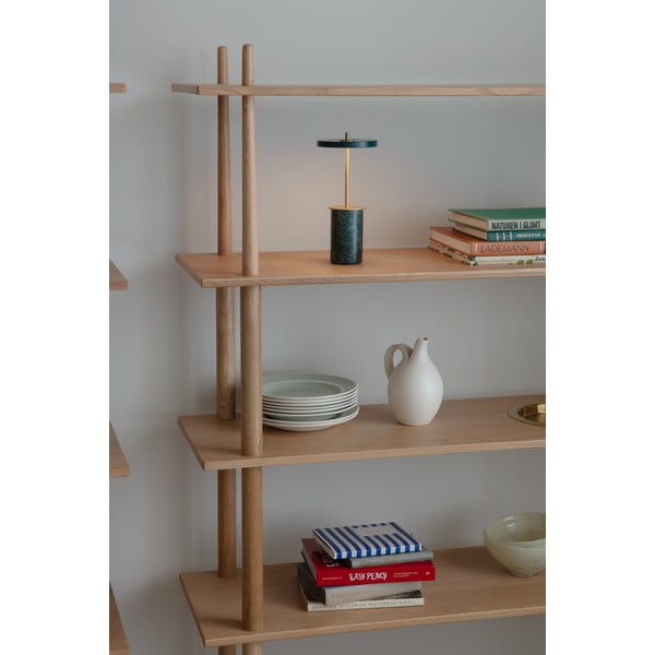 Roheline marmorist LED dimmerdatav lauavalgusti metallist lambivarjuga (kõrgus 25,5 cm) Asteria Move Mini - UMAGE-image-1