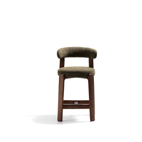 Roheline saarepuidust baaritool (istme kõrgus 65 cm) Granite - Kave Home-image-2