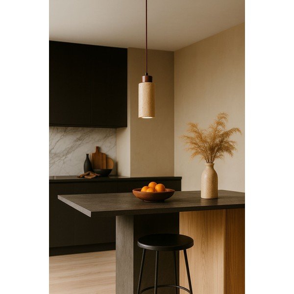 Beež ripplamp kivist varjuga, ø 6,5 cm Selma - Opviq lights-image-1