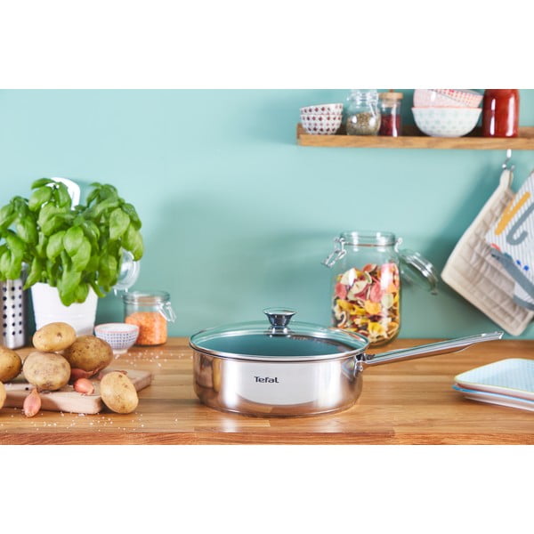 Roostevaba terasest pott kaanega ø 24 cm Cook Eat - Tefal-image-1