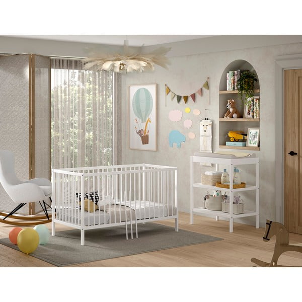 Pöögipuidust lastemööbli komplekt 2 tk Dino - Vipack-image-1