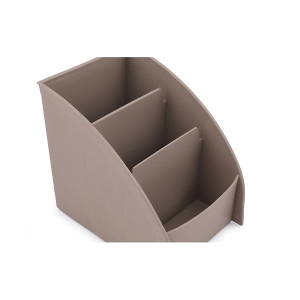 Beež plastikust kosmeetika korrastaja vannituppa - Hermia-image-3