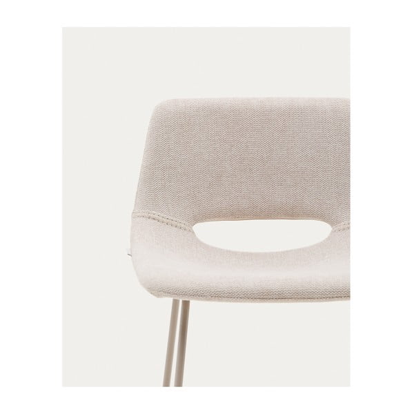 Beež baaritool (istme kõrgus 65 cm) Zahara - Kave Home-image-1